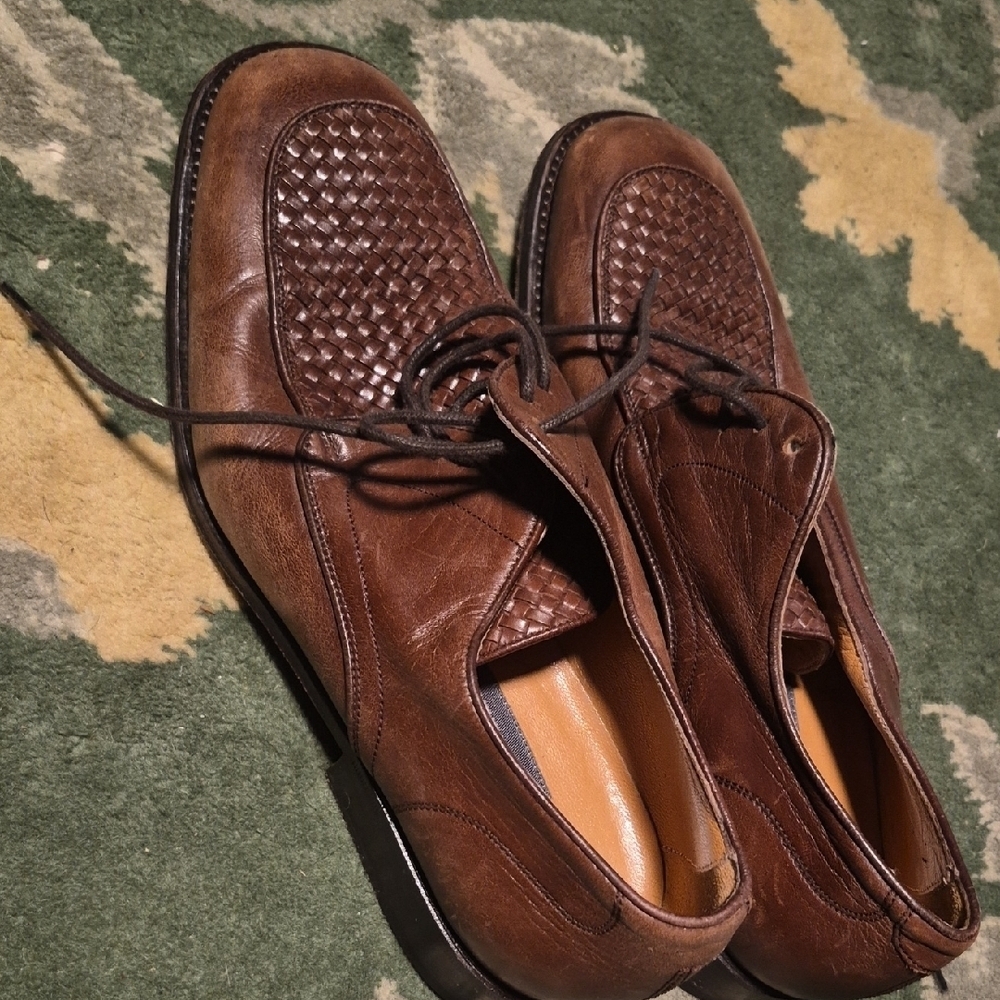 Bally Dark Brown Leather Men's Oxfords - Picture 5 of 8